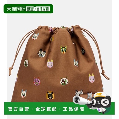 香港直邮LOEWE 罗意威 女士 x Louis Wain 皮革饰边棉小包