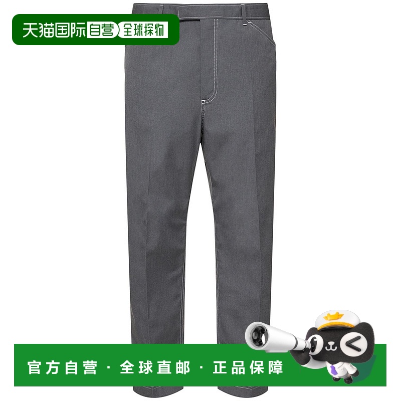1h可退 香港直邮Thom Browne 汤姆 布朗 男士 锥形奇诺裤