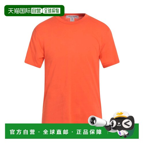 香港直邮comme des garcons 川久保玲 男士 T恤 orange橙色 舒适