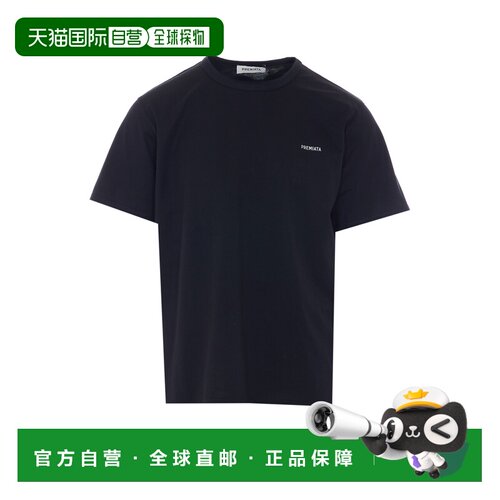 1h可退 香港直邮PREMIATA 男士T恤 PA1032BLACK SS2026 黑色 T-SH