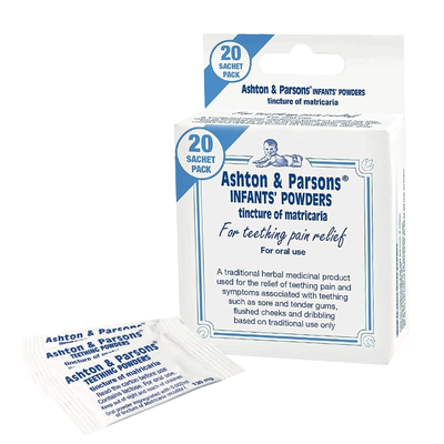 欧洲直邮Ashton&Parsons婴儿出牙粉宝宝出牙疼痛不安缓解情绪2盒