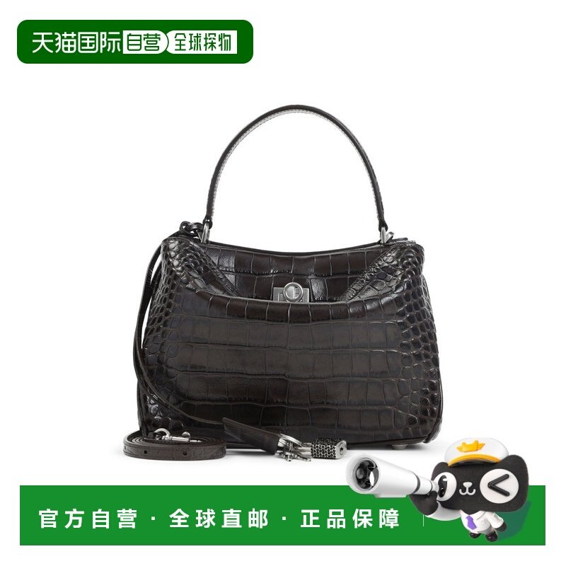 香港直邮Balenciaga 巴黎世家 女士 RODEO 黑檀木色棕色皮革手提,箱包皮具/热销女包/男包,通用款女包,淘宝优惠券,粉丝福利购,淘宝优惠卷