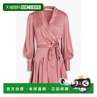 连衣裙 水洗丝绸迷你缠绕式 8067DRF23DU 女士 香港直邮ZIMMERMANN