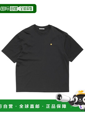 1h可退 香港直邮ACNE STUDIOS 男士T恤 CL0429BM0 SS2026 黑色 短