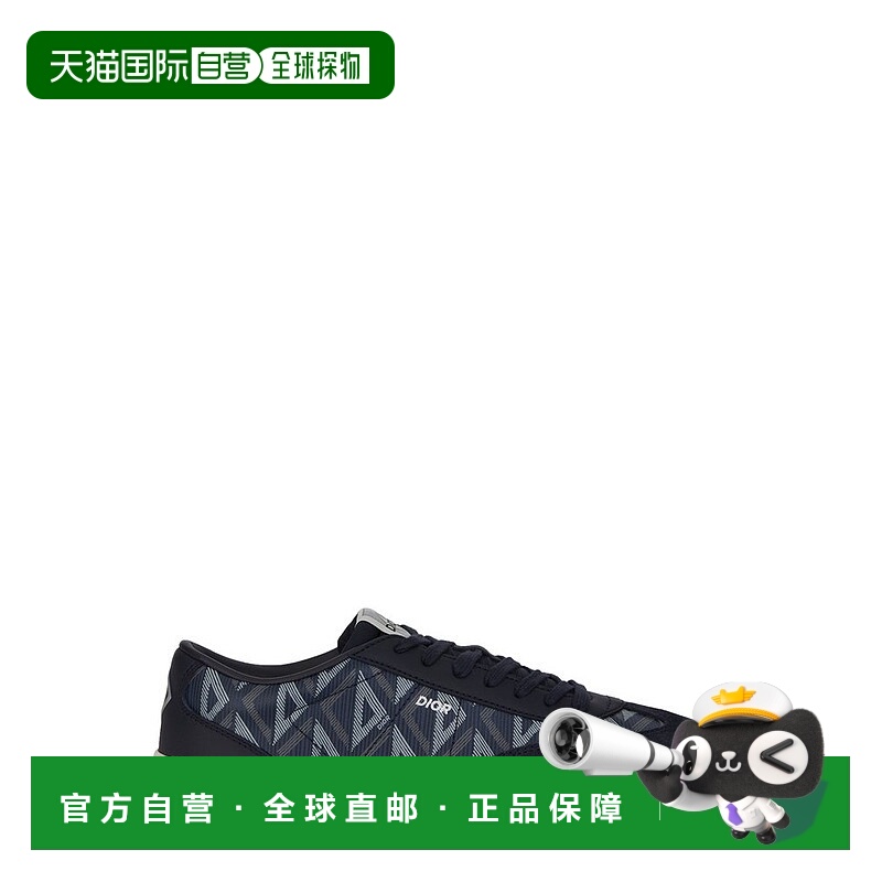 1h可退 香港直邮Dior Homme 迪奥 桀傲 男士 標誌印花運動鞋 3SN2