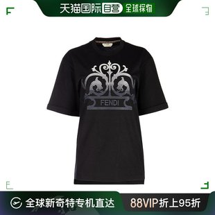 Women短袖 徽标T恤 下摆 21SS 香港直邮FENDI