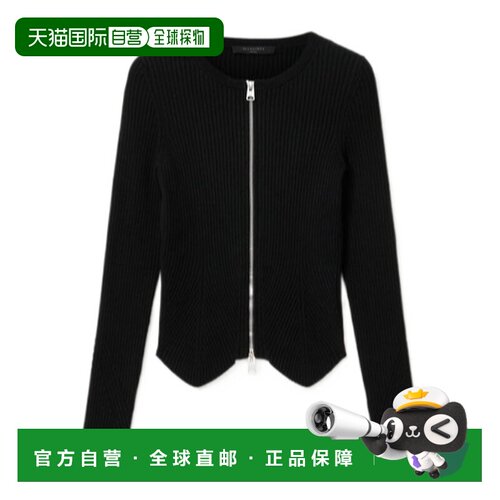 香港直邮ALL SAINTS 女士针织衫 W036KFBLACK AW2026 黑色 拉链针