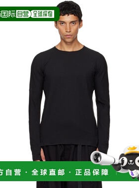 1h可退 香港直邮Y-3 男士 灰色 Running 长袖 T 恤 JX4806