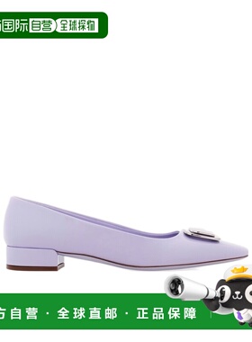 1h可退 香港直邮Salvatore Ferragamo Vara Plate芭蕾舞鞋 01I792