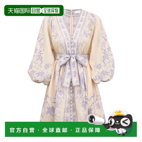 Zimmermann 深V迷你连衣裙 3500DSS262 【付后1h可退】