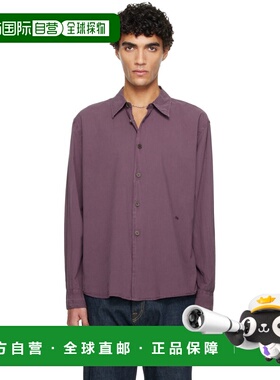 1h可退 香港直邮Our Legacy 男士 紫色 Beyond 衬衫 M2262BPC