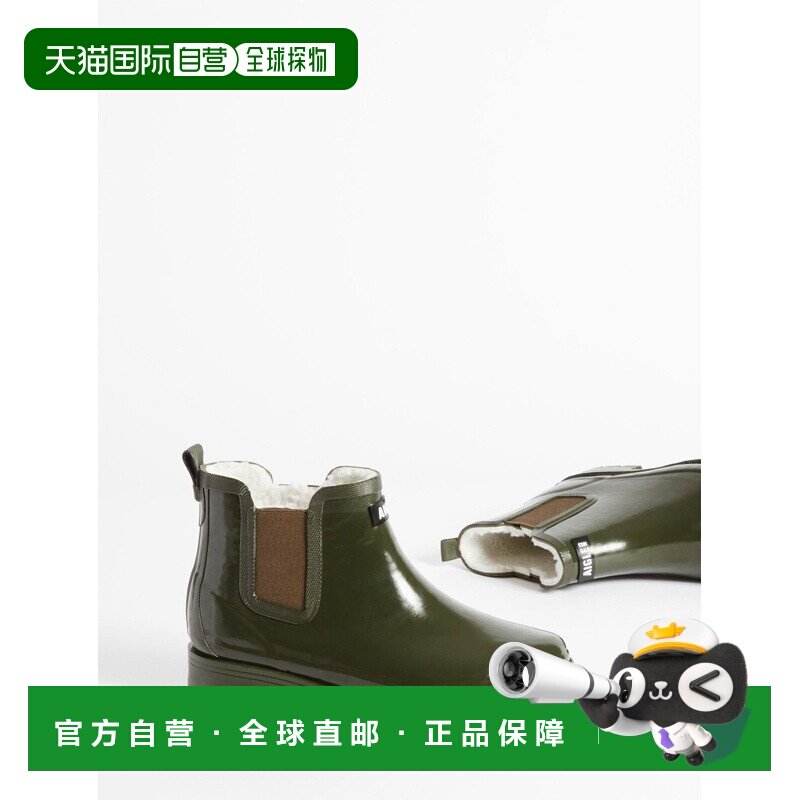 自营欧洲直邮AIGLE艾高 源自马术世界的毛皮衬里雨靴