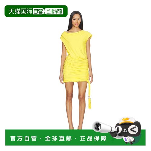 1h可退香港直邮Simkhai 女士 Nyla 垂褶针织迷你连衣裙 2261265J
