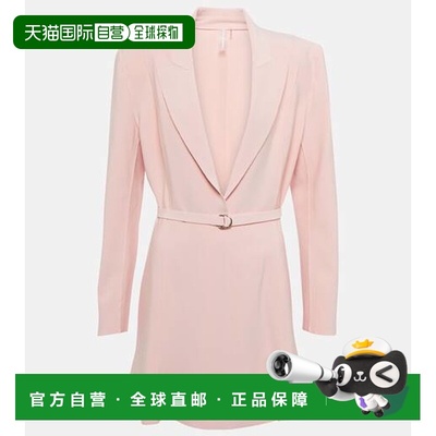 1h可退 香港直邮NORMA KAMALI 诺玛 卡玛丽 女士 束带针织迷你连