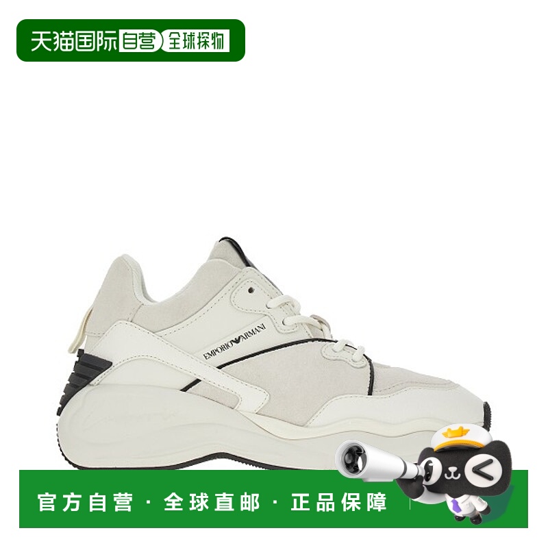 香港直邮Emporio Armani 安普里奥 阿玛尼 女士 圆头运动鞋 X3X22