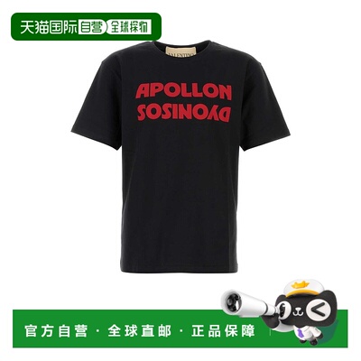 香港直邮valentino 华伦天奴 男士 圓領短袖 T 卹 7V0MG16PB6E