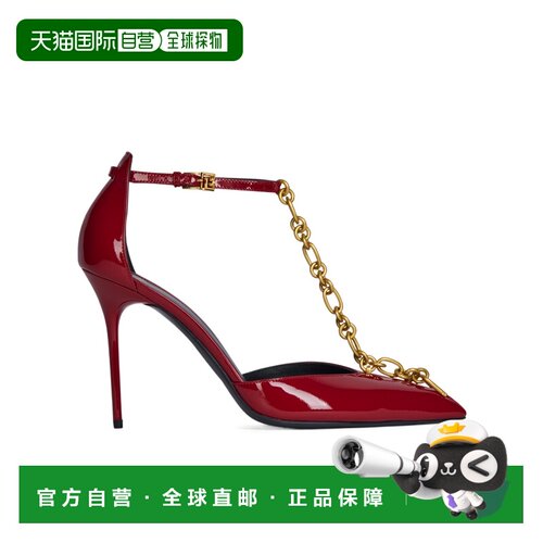 香港直邮BALMAIN 女士高跟鞋 FN1UA152LPAT3GO CO 红色 Sync漆皮