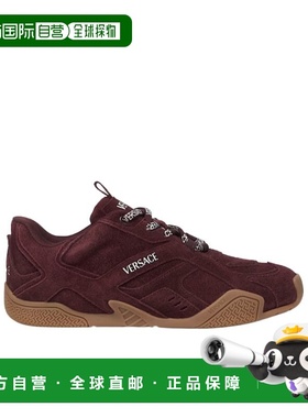 1h可退 香港直邮VERSACE 26SS Galaxia 麂皮运动鞋 Women厚底