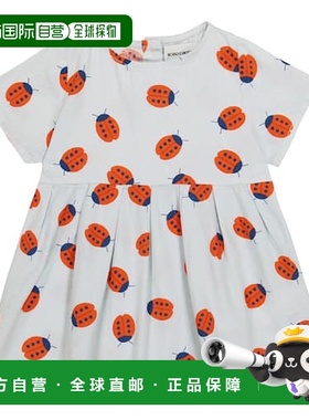 1h可退 香港直邮bobo choses 婴儿 印花棉质连衣裙童装 grey灰色