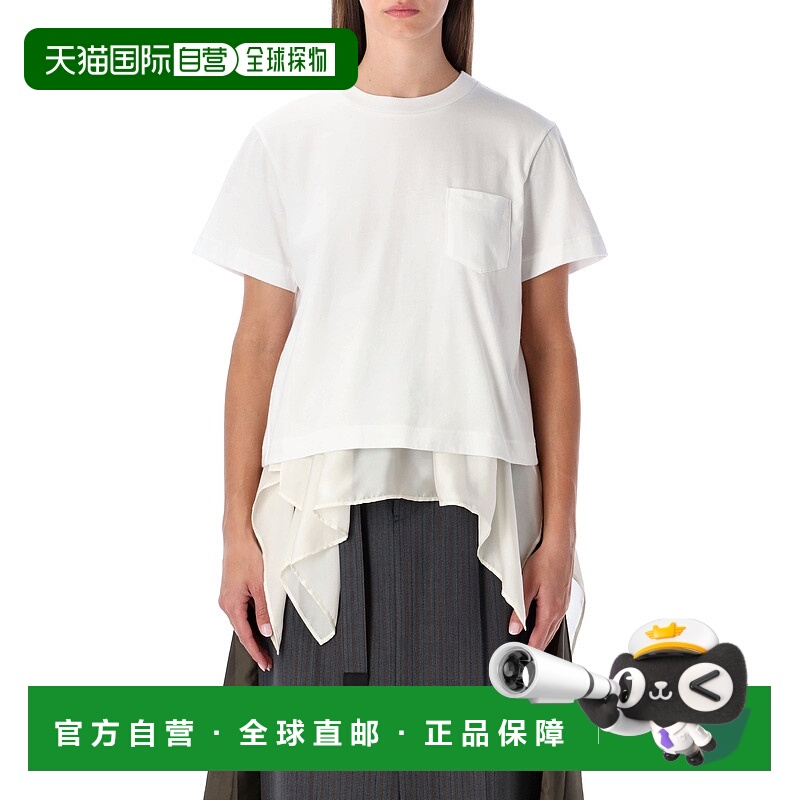 1h可退 欧洲直邮sacai 女士 上装T恤