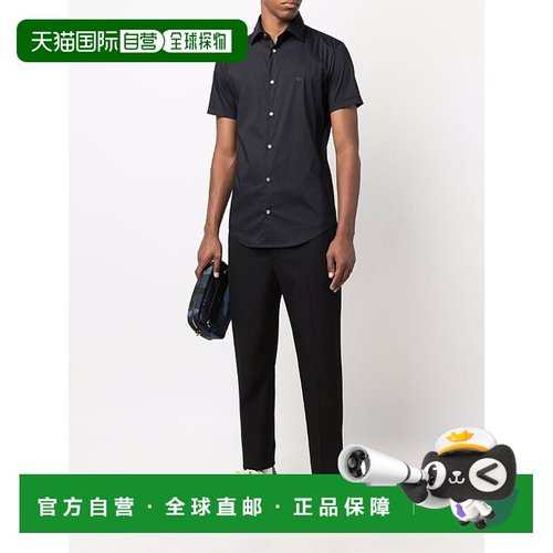 香港直邮Emporio Armani Logo衬衫 8N1C911NI9Z短袖阿玛尼