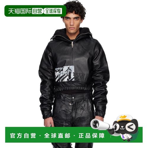 1h可退 香港直邮Tom Ford 汤姆 福特 男士 黑色 Quarter Zip Palo