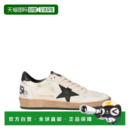1h可退 香港直邮GOLDEN GOOSE 女士 白色山羊皮运动鞋 GWF00117F0