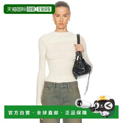 1h可退 香港直邮AGOLDE 女士 Lissa Log 袖T恤 A74071618