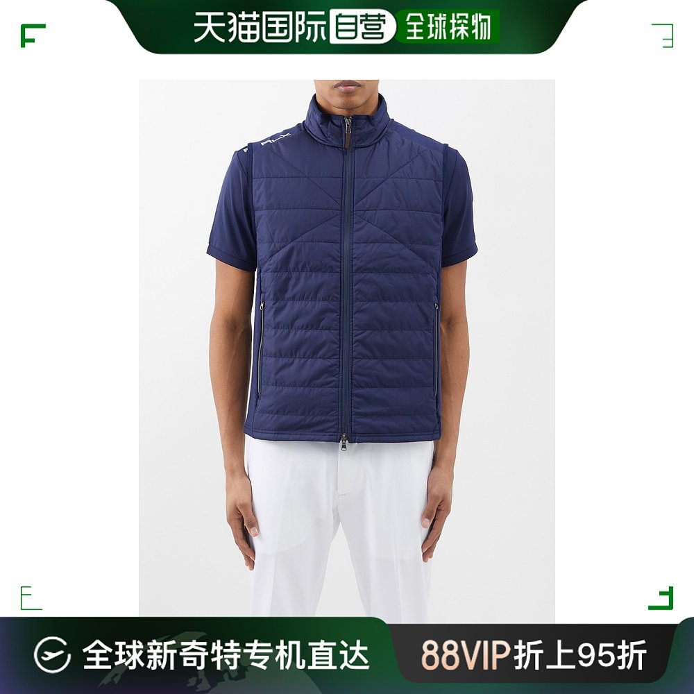 香港直邮Ralph Lauren拉尔夫劳伦男士quilted-shell混合式马甲