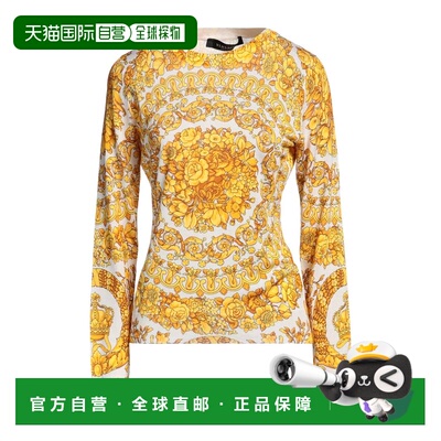 香港直邮versace 范思哲 女士 毛衣 yellow黄色 舒适时尚