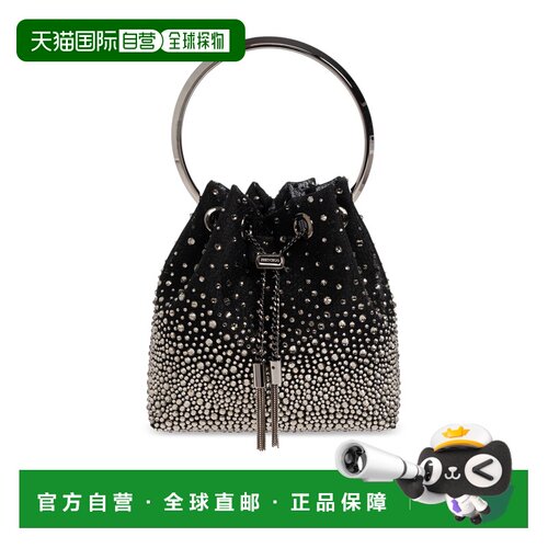 香港直邮JIMMY CHOO 女士手提包 BONBONVUQBLACKCRYSTAL AW2026