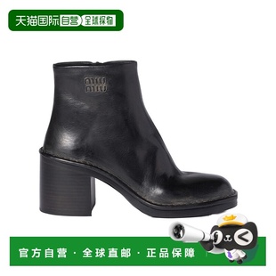 5T334E5ODF070女靴 圆头短筒靴 香港直邮Miu Miu