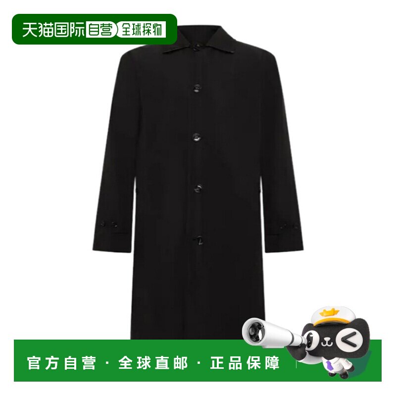 香港直邮BURBERRY 男士大衣 80842311 AW2024 黑 【付后1h可退】