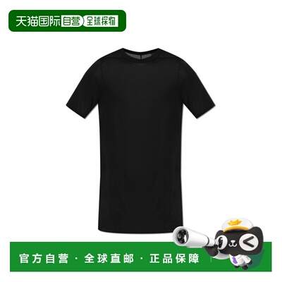 香港直邮RICK OWENS 男士T恤 RU02F4264JS09 AW2026 黑色 Transpa