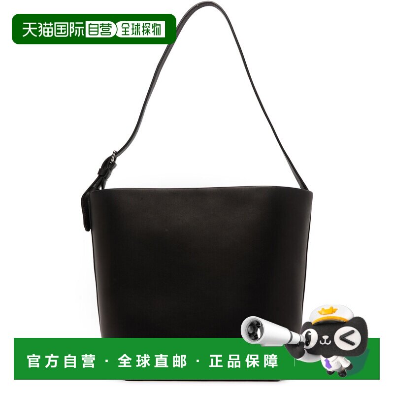 自营欧洲直邮THE ROW Medium N/S Park Tote女士黑色小牛皮托特包图片