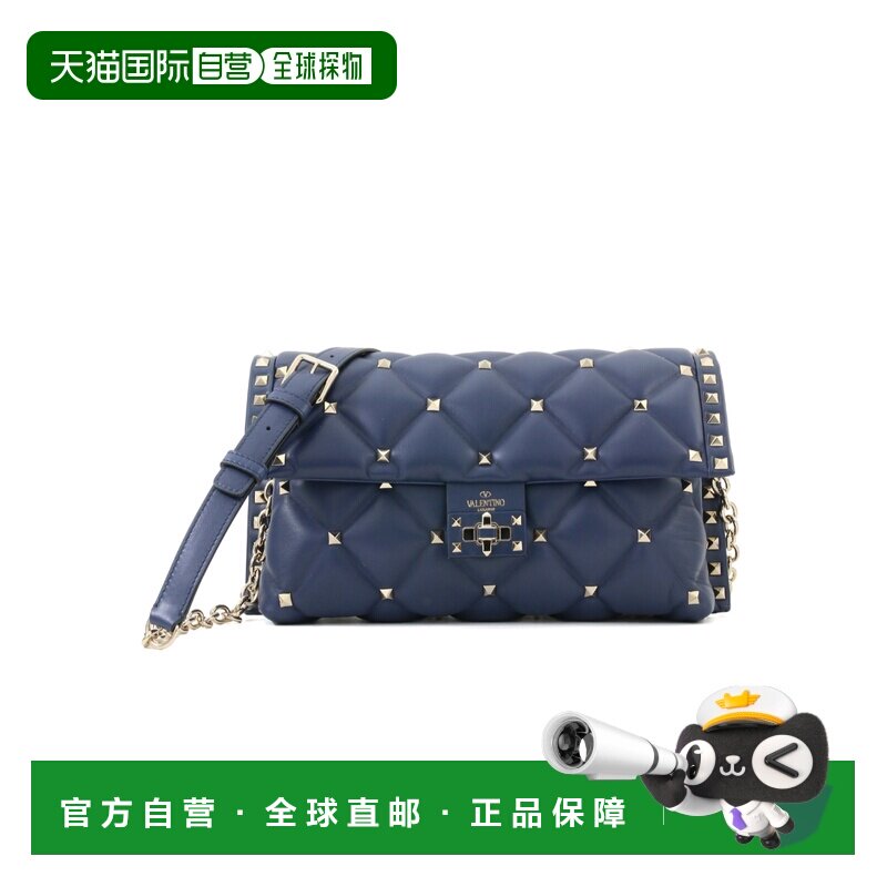 1h可退 【99新未使用】香港直邮Valentino Candy中号铆钉单肩包 W