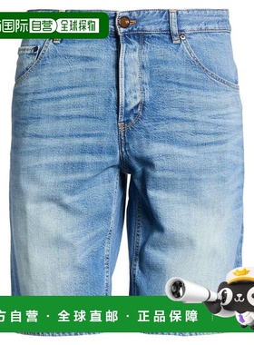 香港直邮Dries Van Noten 德赖斯 范诺顿 男士 牛仔短裤