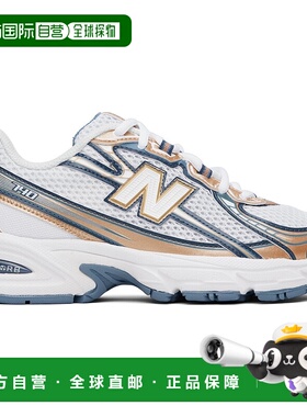1h可退 香港直邮New Balance  男士 白色 & 黄褐色 740 运动鞋 U7