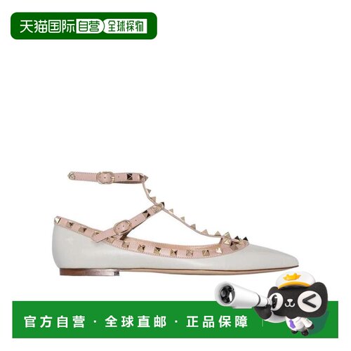 香港直邮Valentino Rockstud 平底鞋 UW2S0376VOD华伦天奴铆钉