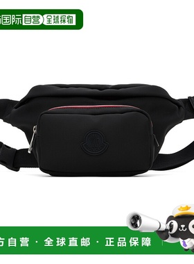 香港直邮Moncler 盟可睐 男士 黑色 Durance 腰包 J209A5M00005M4