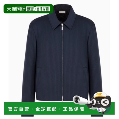 1h可退 香港直邮DIOR 迪奥 男士 梭织夹克 613C213A105 blue蓝色