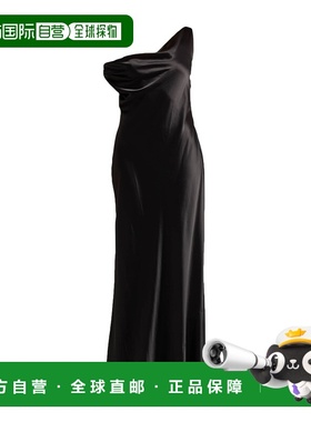 1h可退 香港直邮Staud 女士 长款连衣裙 black黑色 舒适时尚