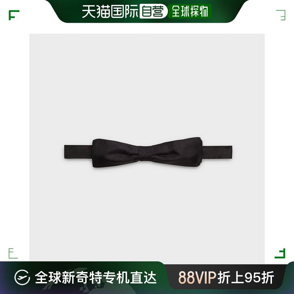 欧洲直邮预售两周Celine思琳领带领结黑色真丝条纹经典时尚潮流