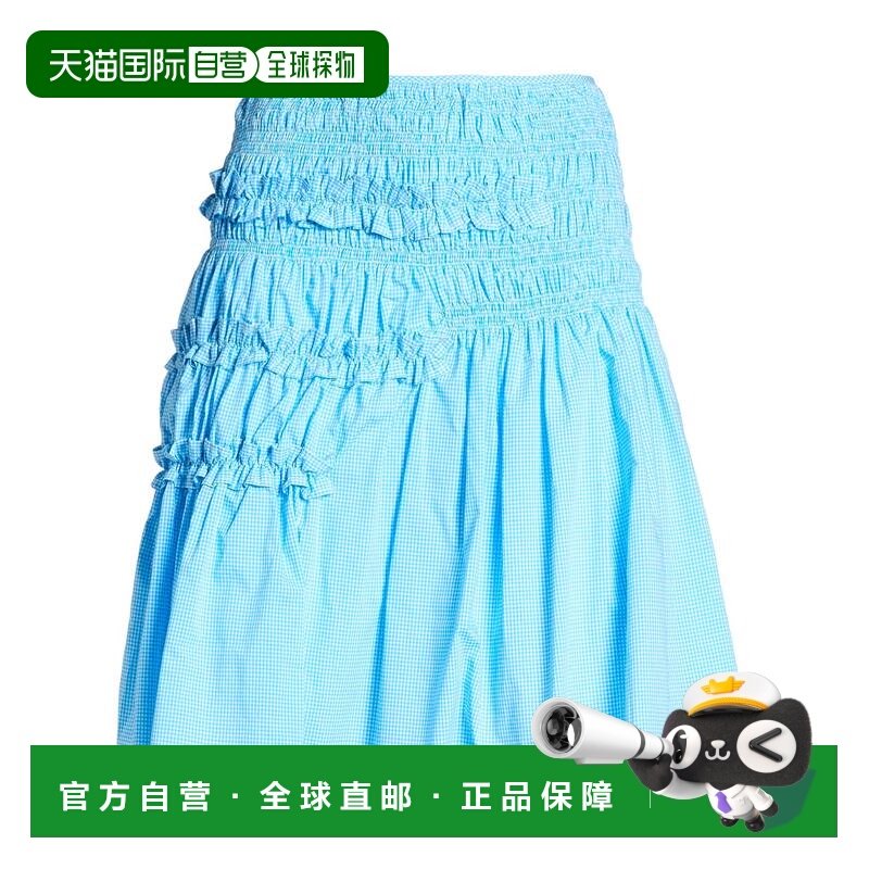 1h可退 香港直邮Cecilie Bahnsen 女士 迷你半身裙 blue蓝色 舒适,女装/女士精品,半身裙,淘宝优惠券,粉丝福利购,淘宝优惠卷