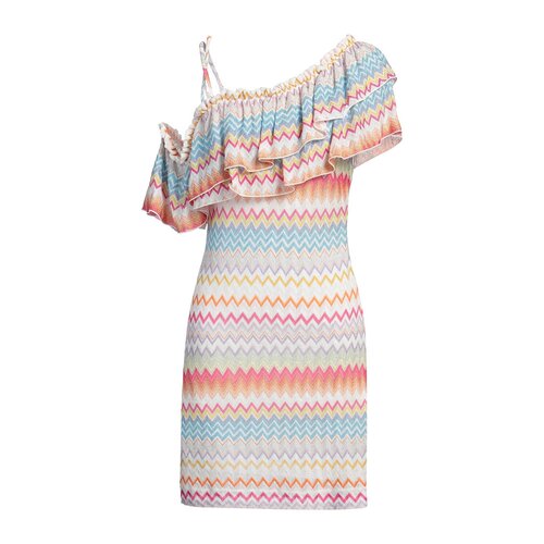 香港直邮MISSONI 米索尼 女士 短款连衣裙 orange橙色 舒适时尚