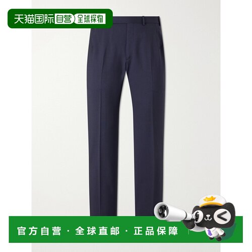 香港直邮Brioni 布里奥尼 男士 Plume 直筒羊毛马海毛混纺裤子 RP