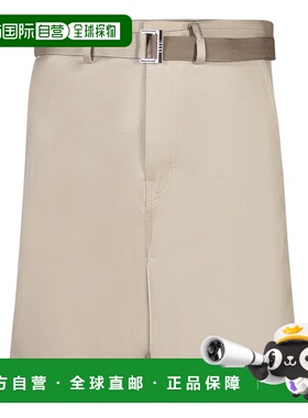1h可退 香港直邮Sacai 男士 短裤 2403318M651 beige米色 舒适时