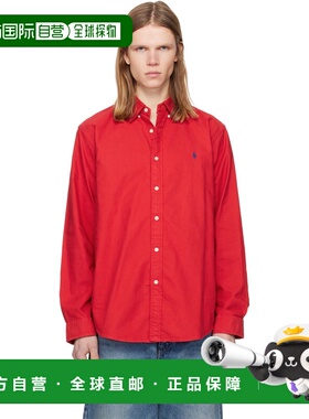 1h可退 香港直邮Polo Ralph Lauren Polo 拉夫 劳伦 男士 红色 Ga