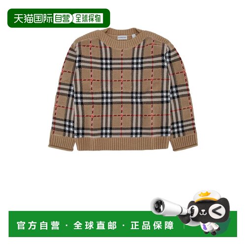 香港直邮Burberry巴宝莉KB5 PATRICK男童毛衣 【付后1h可退】