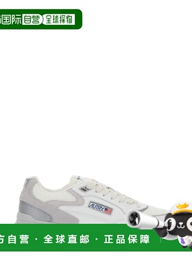 香港直邮AUTRY 男士 HYPERWAY HC01 低帮柔软皮革/绒面网纱运动鞋